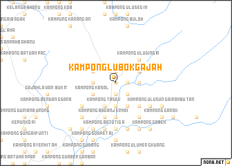 map of Kampong Lubok Gajah