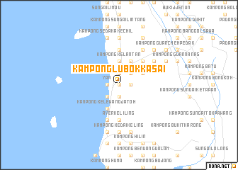 map of Kampong Lubok Kasai