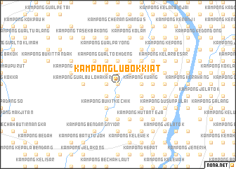 map of Kampong Lubok Kiat