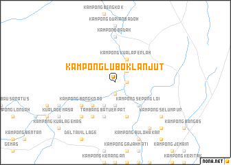 map of Kampong Lubok Lanjut