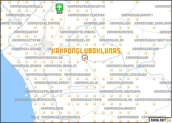 map of Kampong Lubok Lunas