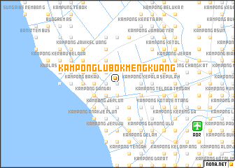 map of Kampong Lubok Mengkuang