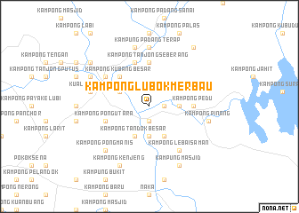 map of Kampong Lubok Merbau