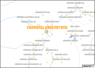 map of Kampong Lubok Nayang