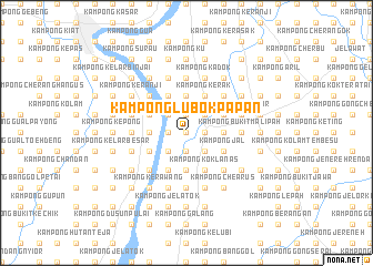 map of Kampong Lubok Papan