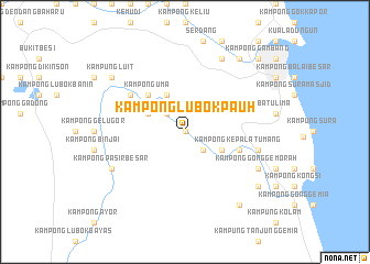 map of Kampong Lubok Pauh