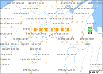 map of Kampong Lubok Pisok