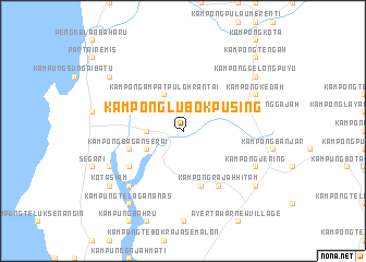 map of Kampong Lubok Pusing