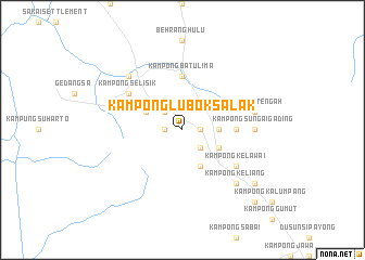 map of Kampong Lubok Salak