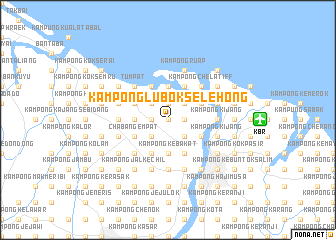 map of Kampong Lubok Selehong