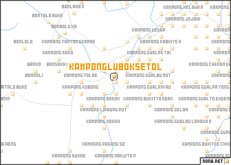 map of Kampong Lubok Setol