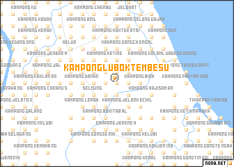 map of Kampong Lubok Tembesu