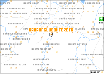 map of Kampong Lubok Teretai