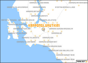 map of Kampong Lumut Kiri