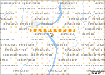 map of Kampong Lundang Paku