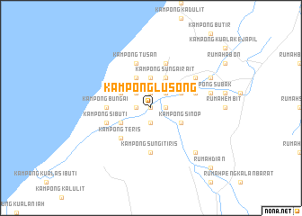 map of Kampong Lusong