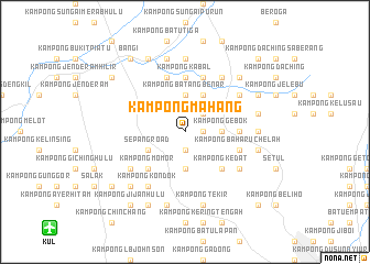 map of Kampong Mahang