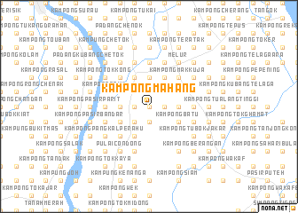 map of Kampong Mahang