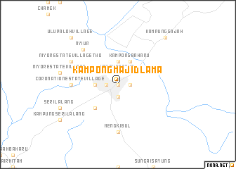 map of Kampong Majid Lama