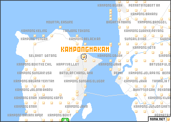 map of Kampong Makam