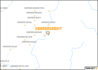 map of Kampong Makit