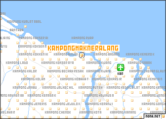 map of Kampong Mak Neralang