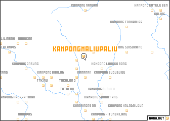 map of Kampong Maliu Paliu