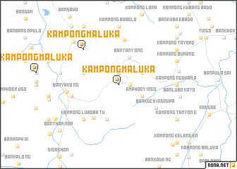 map of Kampong Maluka