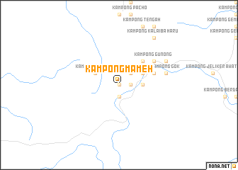 map of Kampong Mameh