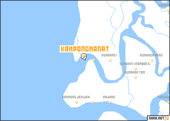 map of Kampong Manat