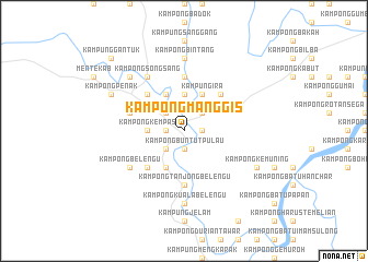 map of Kampong Manggis