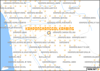 map of Kampong Manggol Kambing