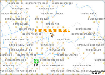 map of Kampong Manggol
