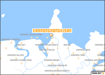 map of Kampong Mangkisam