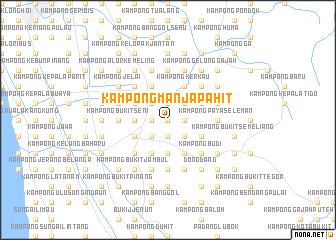 map of Kampong Manjapahit