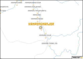 map of Kampong Manjor