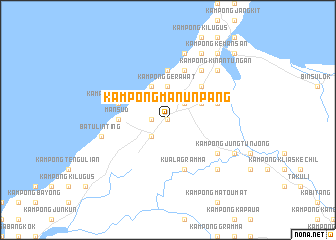 map of Kampong Manunpang