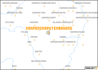 map of Kampong Mapu Tembawang