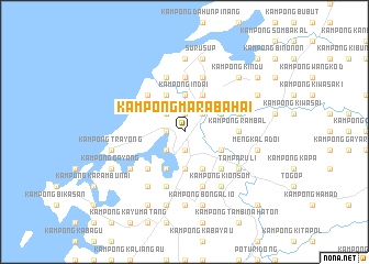 map of Kampong Marabahai