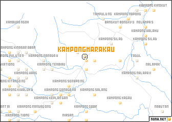 map of Kampong Marakau