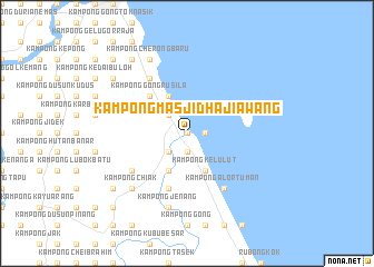 map of Kampong Masjid Haji Awang