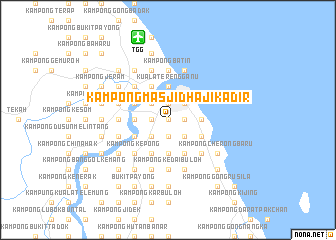 map of Kampong Masjid Haji Kadir