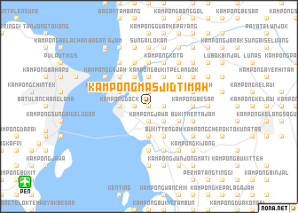 map of Kampong Masjid Timah