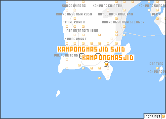 map of Kampong Masjid