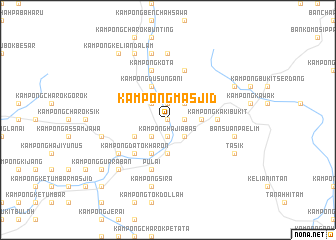 map of Kampong Masjid