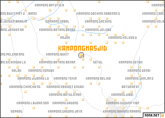 map of Kampong Masjid