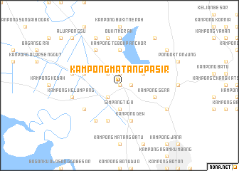 map of Kampong Matang Pasir