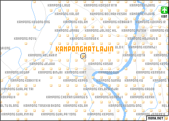 map of Kampong Mat Lajin