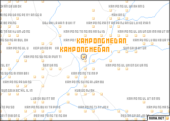 map of Kampong Medan