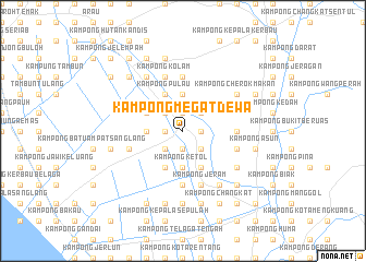 map of Kampong Megat Dewa
